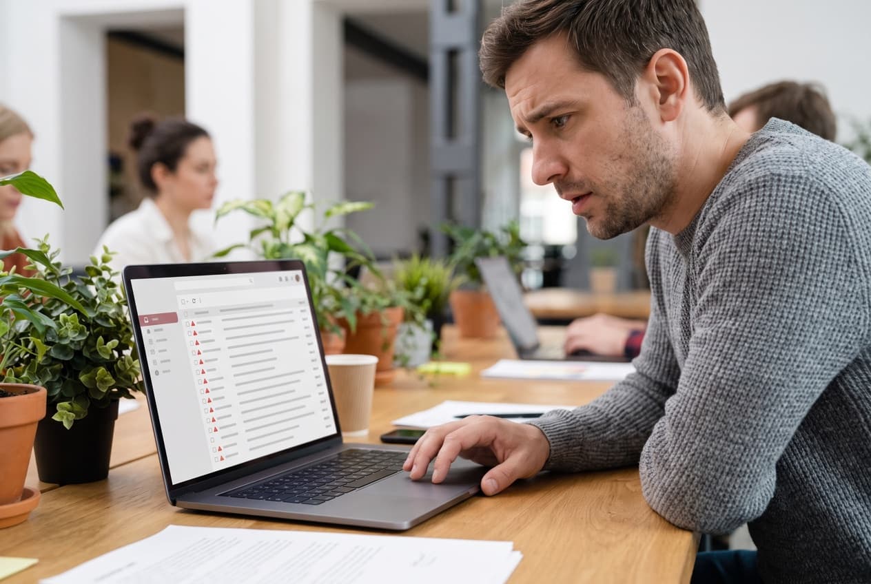 Responsable emailing découvrant que ses messages sont classés dans le dossier des indésirables